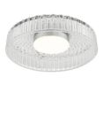 Där Leena Flush LED Glass Ceiling Light