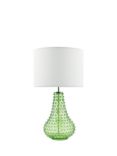 Där Kristina Textured Glass Table Lamp, Green