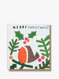 Caroline Gardner Trees & Robin Charity Christmas Cards, Pack of 8