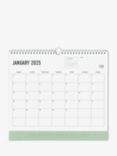 Letts Conscious 2025 Wall Calendar, Sage