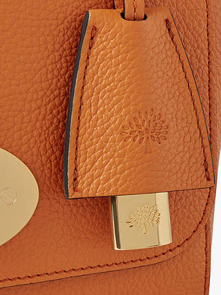 Mulberry Lily Small Classic Grain Leather Shoulder Bag, Sunset