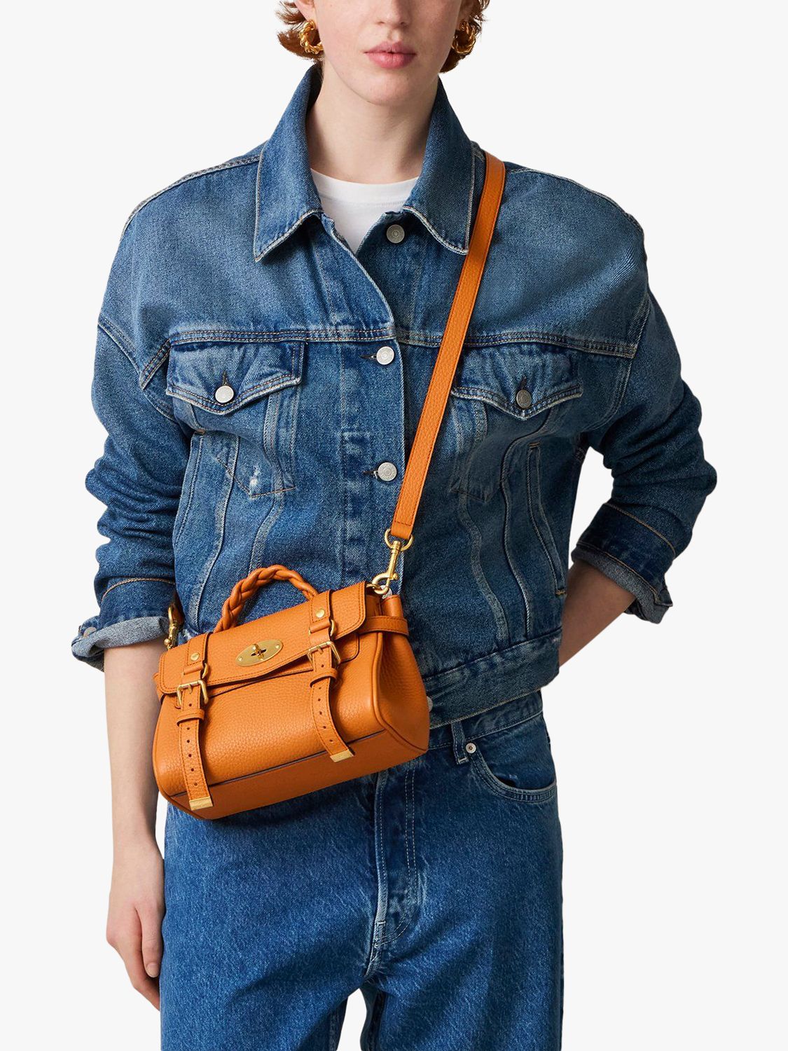 Buy Mulberry Mini Alexa Heavy Grain Leather Cross Body Bag Online at johnlewis.com