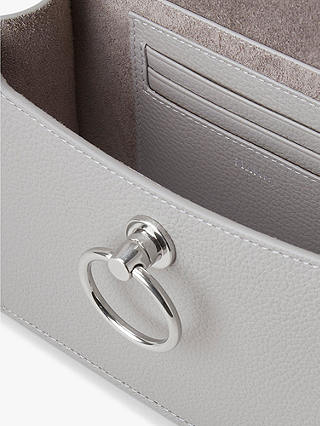 Mulberry Small Amberley Small Classic Grain Leather Crossbody Bag, Pale Grey
