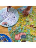 boppi Map Of USA Round Puzzle, 150 Pieces