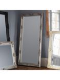 Gallery Direct Denver Baroque Wood Frame Full-Length Leaner Mirror, 165 x 79.5cm, Silver