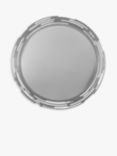 Gallery Direct Searcy Round Metal Frame Wall Mirror, 80cm, Silver