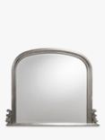 Gallery Direct Thornby Overmantle Wall Mirror, 94 x 118cm, Silver