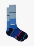 Paul Smith Bar Stripe Socks, Blue