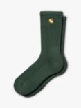 Carhartt WIP Chase Logo Ankle Socks, Sycamore, One Size