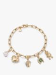 Daisy London x Shrimps Charm Chunky Chain Bracelet, Gold