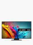 LG 50QNED87T6B (2024) QNED HDR 4K Ultra HD Smart TV, 50 inch with Freeview Play/Freesat HD, Essence Graphite