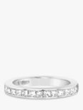 Milton & Humble Jewellery Second Hand Platinum Diamond Half Eternity Ring
