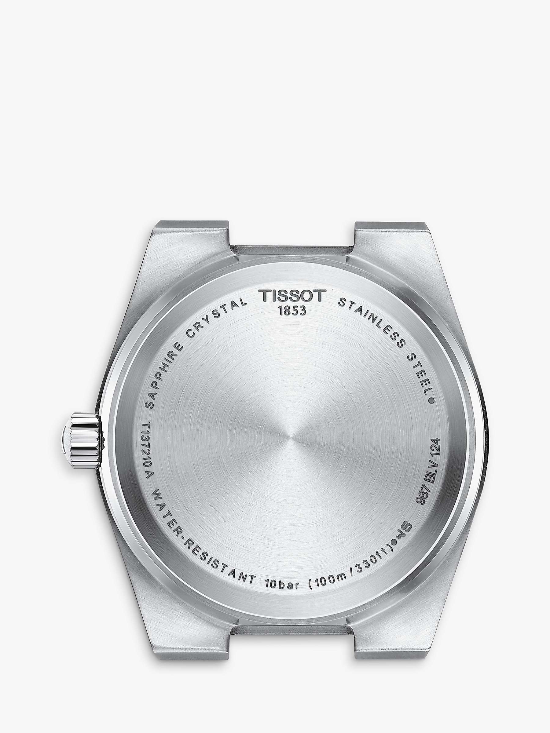 Buy Tissot T1372101111100 Unisex PRX 35 Mother of Pearl Dial Watch, Silver Online at johnlewis.com