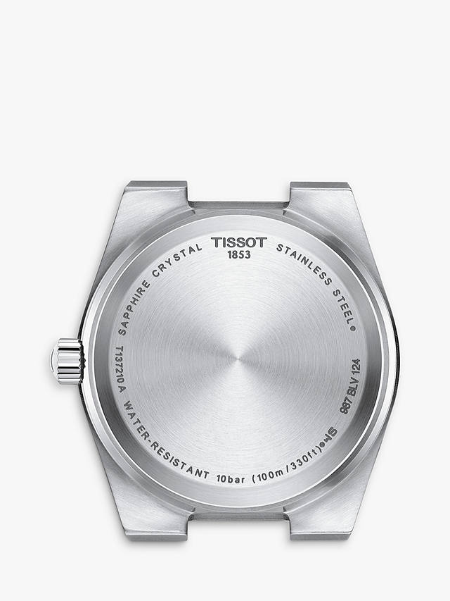 Tissot T1372101111100 Unisex PRX 35 Mother of Pearl Dial Watch, Silver