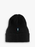 Fjällräven Rib Knit Beanie Hat, Black