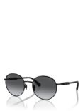 CHANEL Polarised Round Sunglasses CH4282, Black