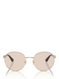 CHANEL Round Sunglasses CH4282, Pale Gold