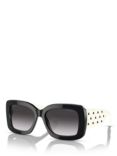 CHANEL Pillow Sunglasses CH5483, Black/White