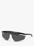 Scuderia Ferrari FZ6001 Men's Wrap Sunglasses, Black