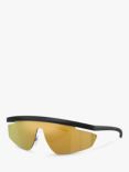 Scuderia Ferrari FZ6001 Men's Wrap Sunglasses, Matte Black