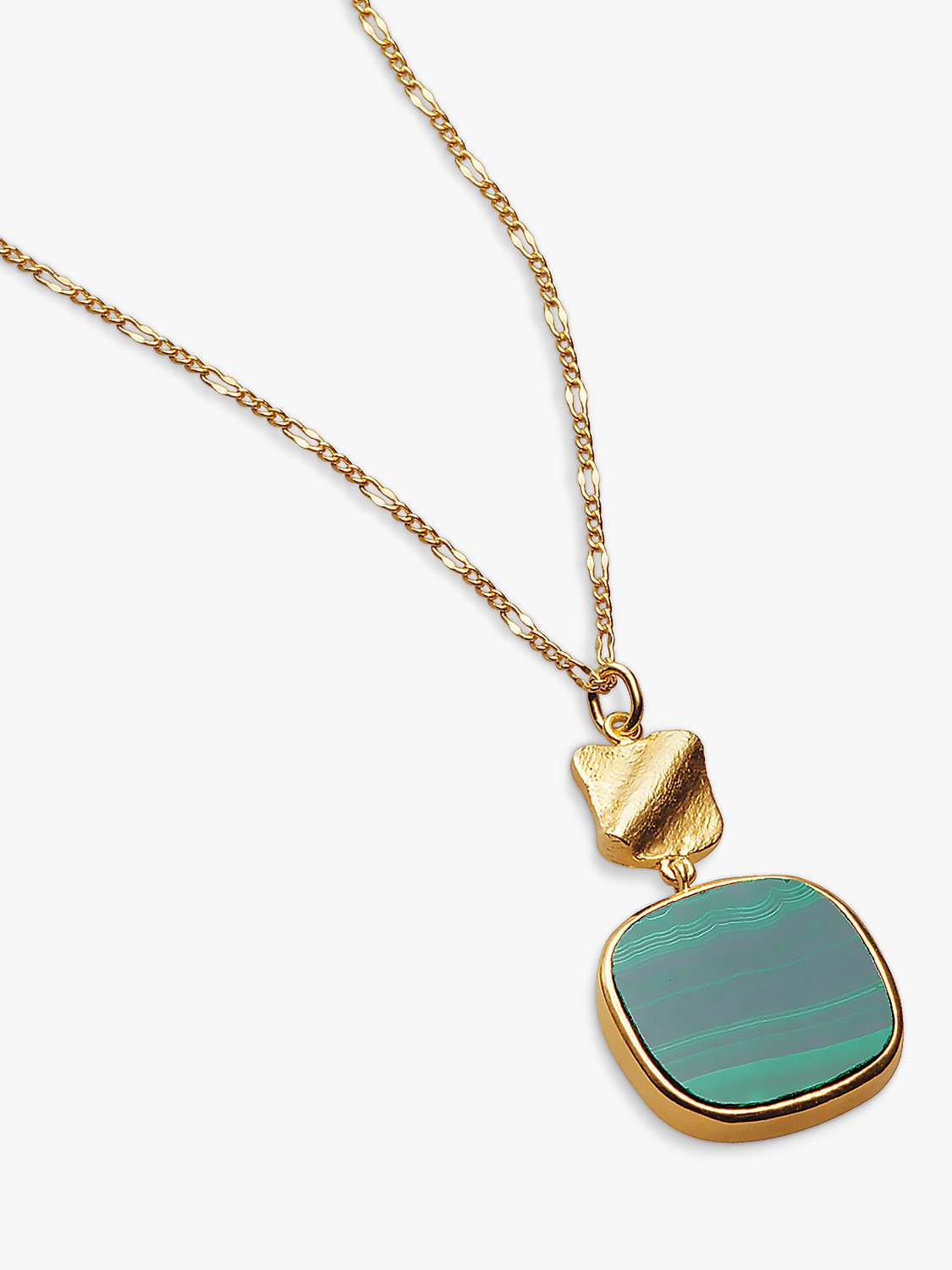 Buy Sarah Alexander Cape Verde Gemstone Pendant Necklace, Gold Online at johnlewis.com