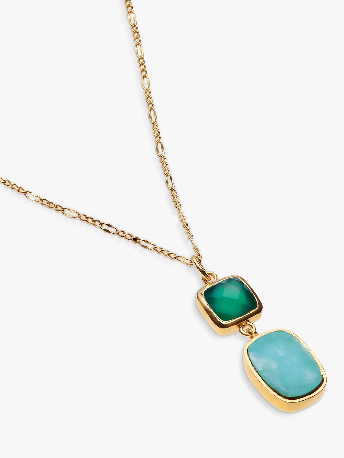 Buy Sarah Alexander Bengal Gemstone Pendant Necklace, Gold Online at johnlewis.com