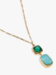 Sarah Alexander Bengal Gemstone Pendant Necklace, Gold