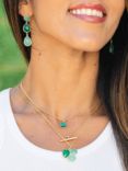 Sarah Alexander Polynesia Gemstone Pendant Necklace, Gold