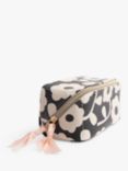 Caroline Gardner Mono Bloom Cosmetic Bag