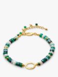 Sarah Alexander Byzantine Gemstone Beaded Bracelet, Gold