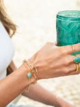 Sarah Alexander Aqua Shores Gemstone Bracelet, Gold