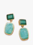 Sarah Alexander Bengal Breeze Gemstone Drop Earrings, Gold