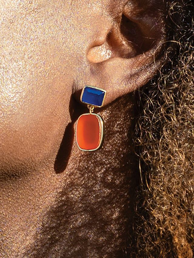Sarah Alexander Tokyo Nights Gemstone Earrings, Gold