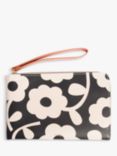 Caroline Gardner Monochrome Bloom Travel Pouch, Multi