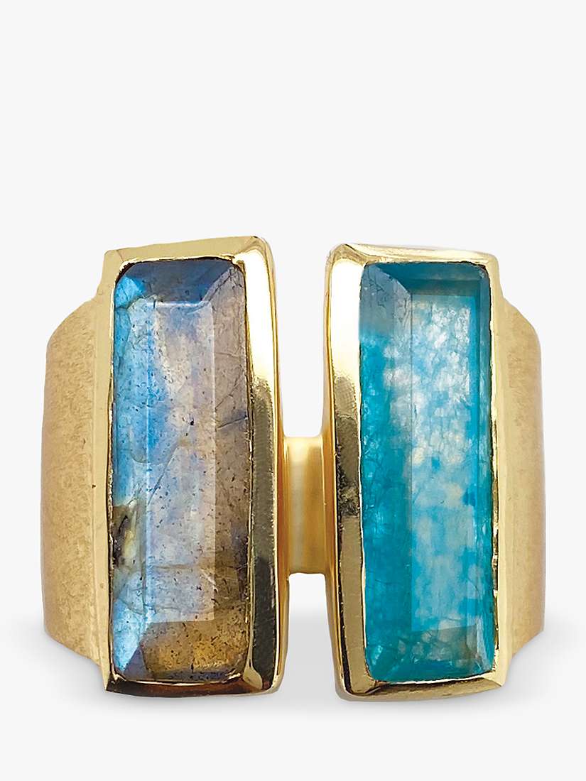Buy Sarah Alexander Statement Gemstone Ring, Gold Online at johnlewis.com