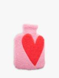 Caroline Gardner Borg Heart Hot Water Bottle, Pink