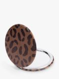 Caroline Gardner Leopard Pocket Mirror, Multi