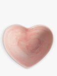 Caroline Gardner Ceramic Stoneware Heart Trinket Dish, Multi