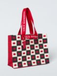 Lulu Guinness Checkered Tote Bag, Red/Black