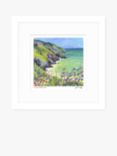 John Lewis Julia Rigby 'Around Bold Head' Framed Print & Mount, 33.5 x 33.5cm, Green/Multi