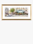 John Lewis Richard Macneil 'Cafe Rendezvous' Framed Print & Mount, 22 x 42cm, Multi