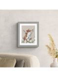 John Lewis Nicola Jane Rowles 'Finley' Framed Print & Mount, 35 x 29cm, Orange/Multi