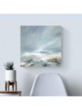 John Lewis Janet Gammans 'Sea To Shore' Canvas Print, 40 x 40cm, Blue