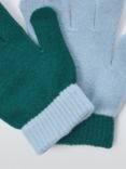 John Lewis ANYDAY Kids' Knitted Gloves, Pack of 2, Blue