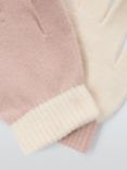 John Lewis ANYDAY Kids' Knitted Gloves, Pack of 2, Pink