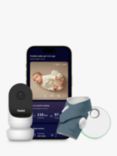 Owlet Dream Sock and Owlet Cam 2 Baby Monitor Bundle, Bedtime Blue