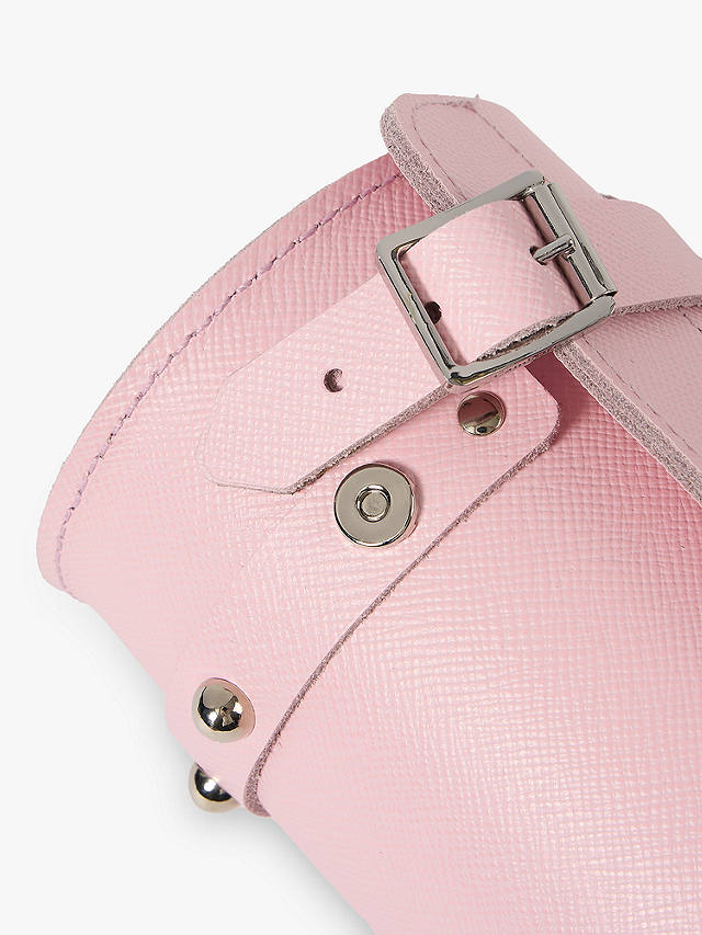 Cambridge Satchel Bowls Leather Grab Bag, Fondant Pink Saffiano