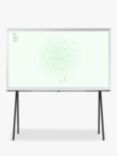 Samsung The Serif (2024) QLED HDR 4K Ultra HD Smart TV, 50 inch with TVPlus & Bouroullec Brothers Design, Cloud White