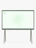 Samsung The Serif (2024) QLED HDR 4K Ultra HD Smart TV, 50 inch with TVPlus & Bouroullec Brothers Design, Ivy Green