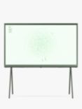 Samsung The Serif (2024) QLED HDR 4K Ultra HD Smart TV, 55 inch with TVPlus & Bouroullec Brothers Design, Ivy Green